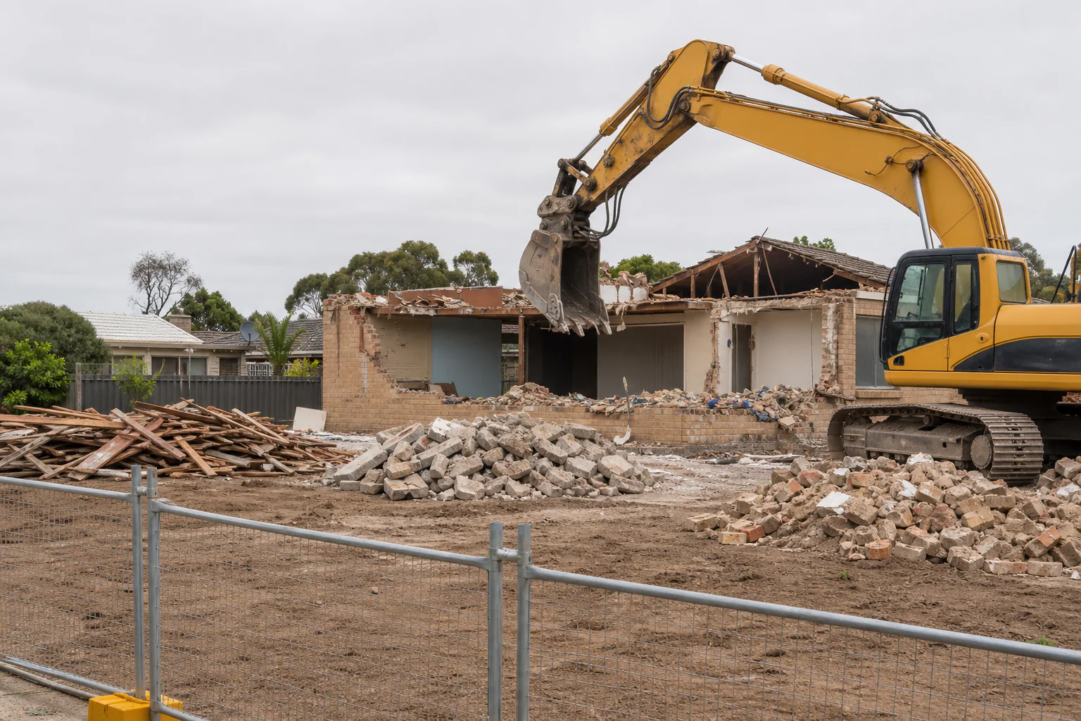 Demolition illustrative concept