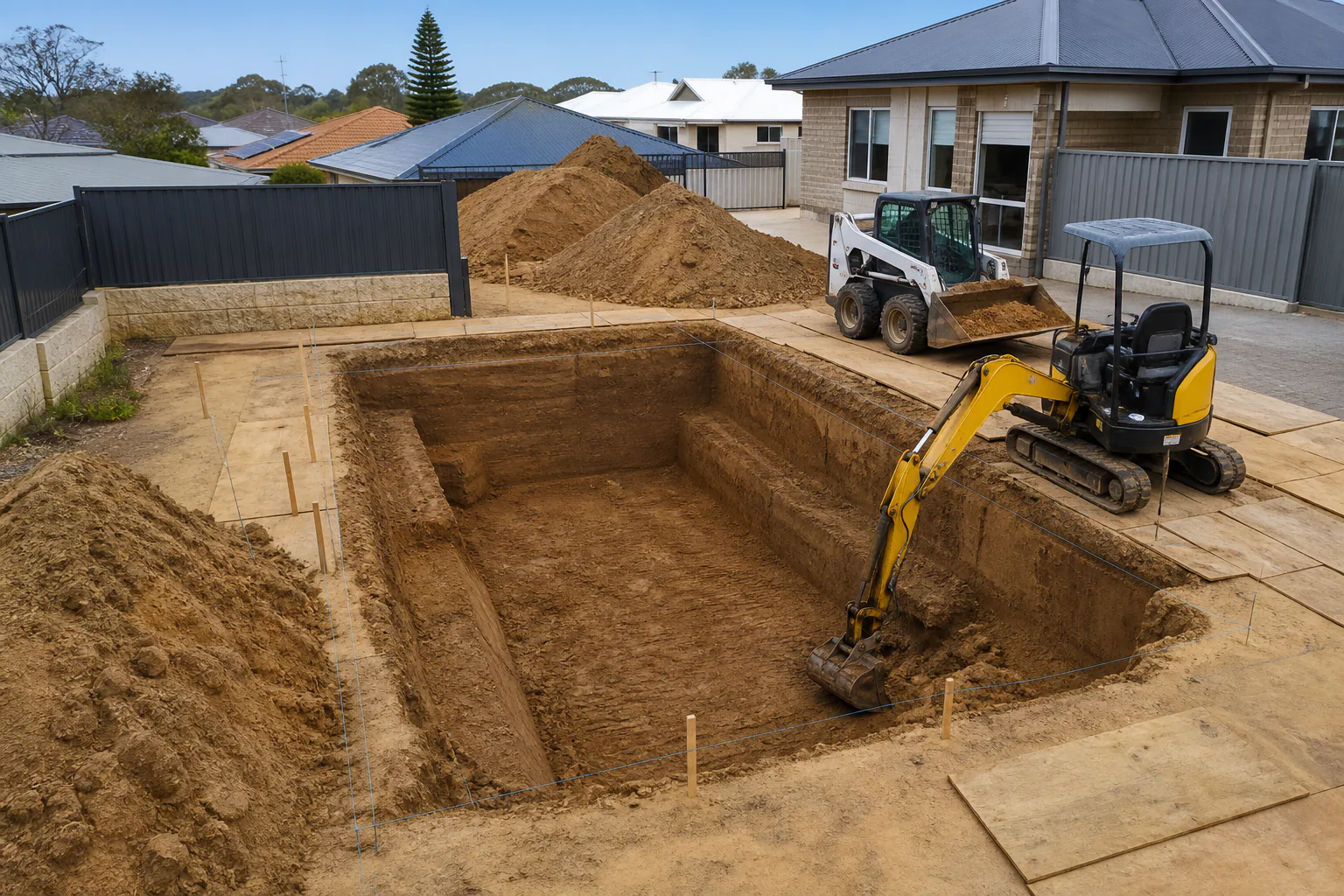 Excavation illustrative concept